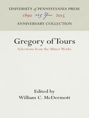 cover image of Gregory of Tours